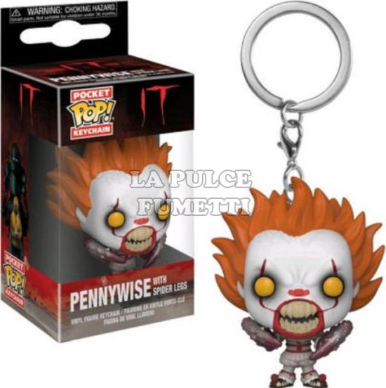 IT: PENNYWISE WITH SPIDER LEGS - POP FUNKO POCKET KEYCHAN 4 CM